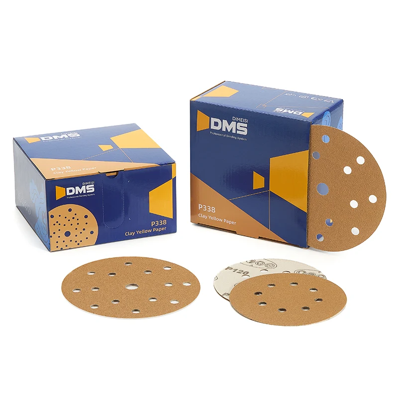 Clay dilaw na papel de liha